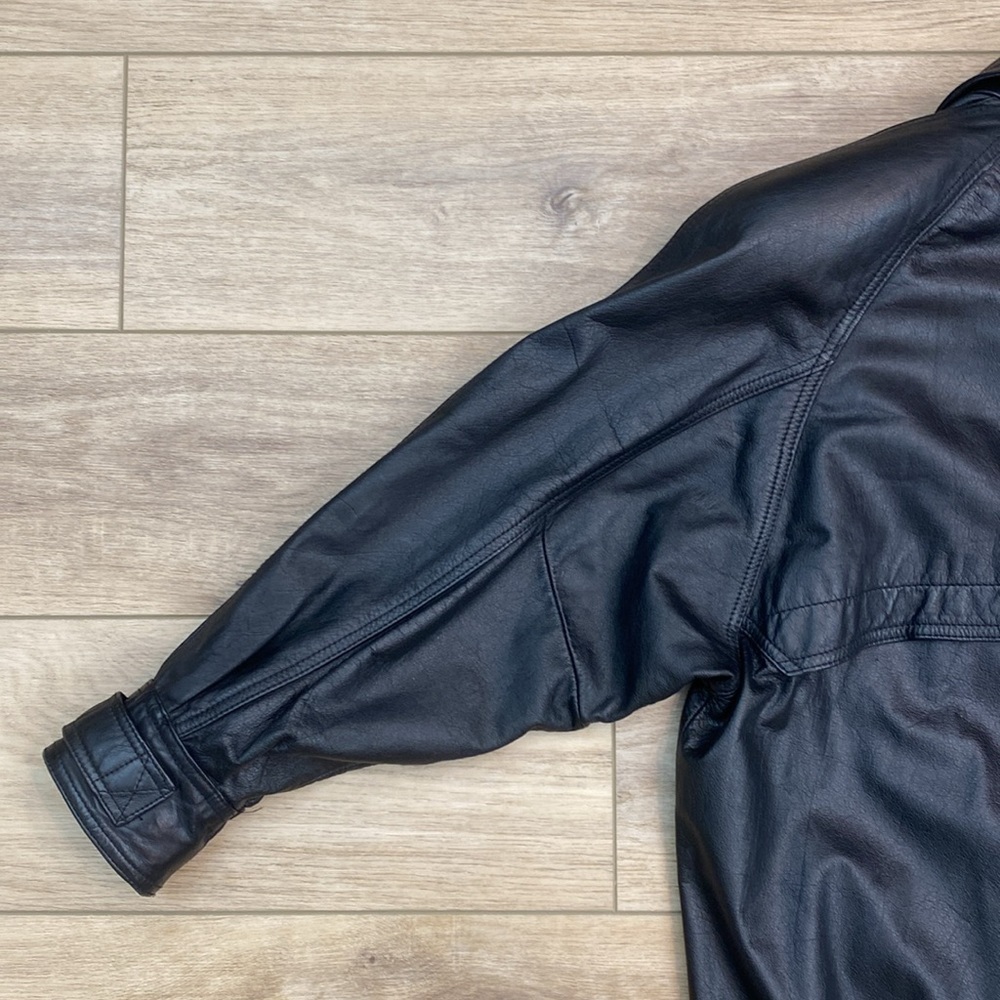 Vintage 80's Genuine Leather Jacket - Picture 9 of 16